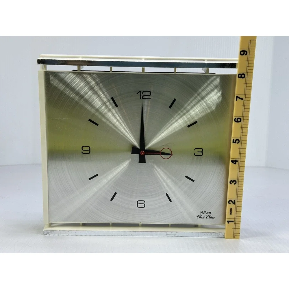 VTG Nutone Clock Chime Door Bell Model LA 89 Telechron Movement USA Not Tested